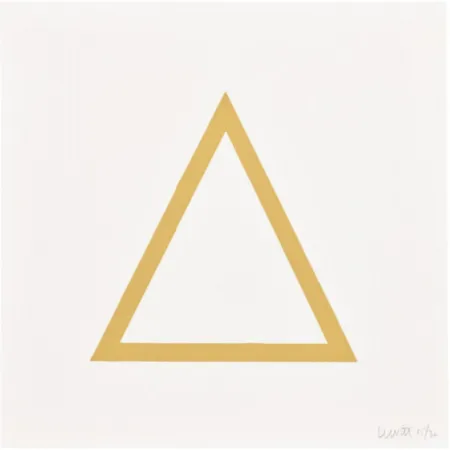 Serigrafía Lewitt - Plate 7 (from Five Geometric Figures in Five Colors)