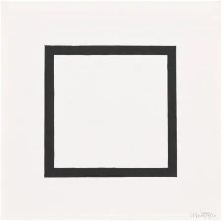 Serigrafía Lewitt - Plate 7 (from Five Geometric Figures in Five Colors)