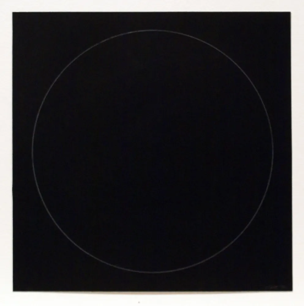 Aguafuerte Y Aguatinta Lewitt - Six Geometric Figures - Circle