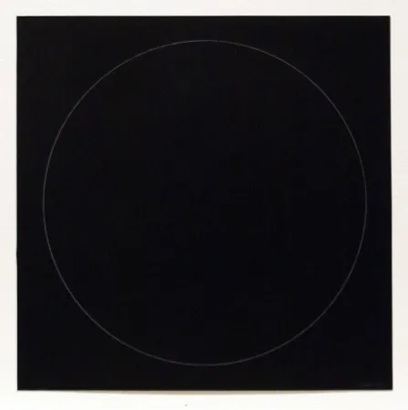 Aguafuerte Y Aguatinta Lewitt - Six Geometric Figures - Circle