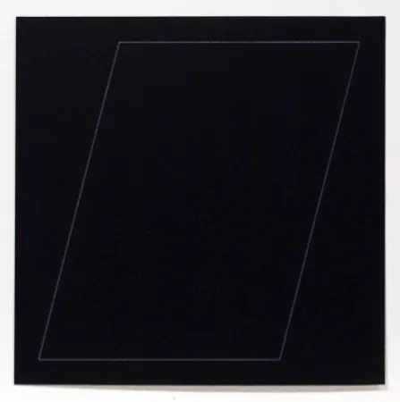 Aguafuerte Y Aguatinta Lewitt - Six Geometric Figures - Trapezoid