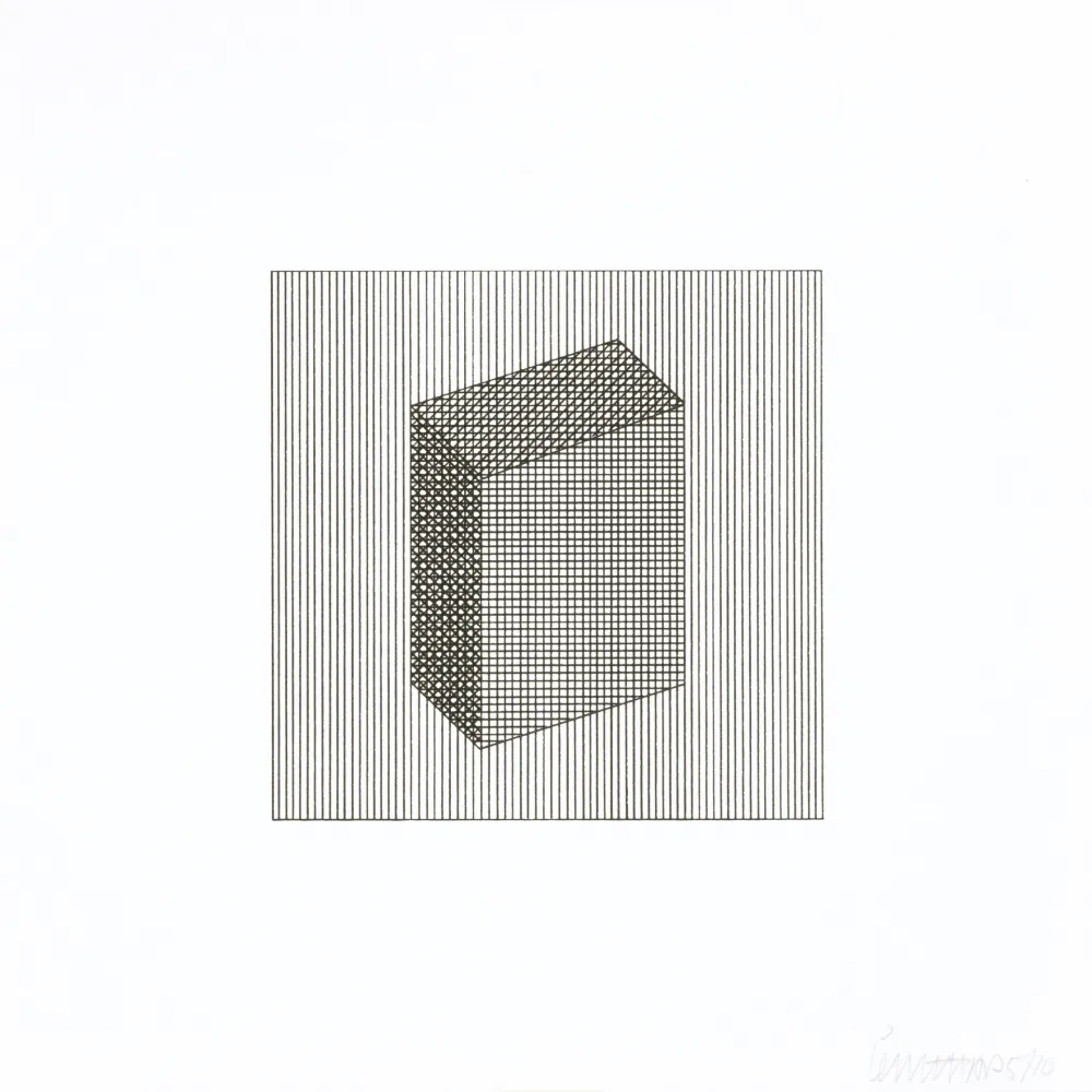 Serigrafía Lewitt - Twelve Forms Derived From a Cube 18