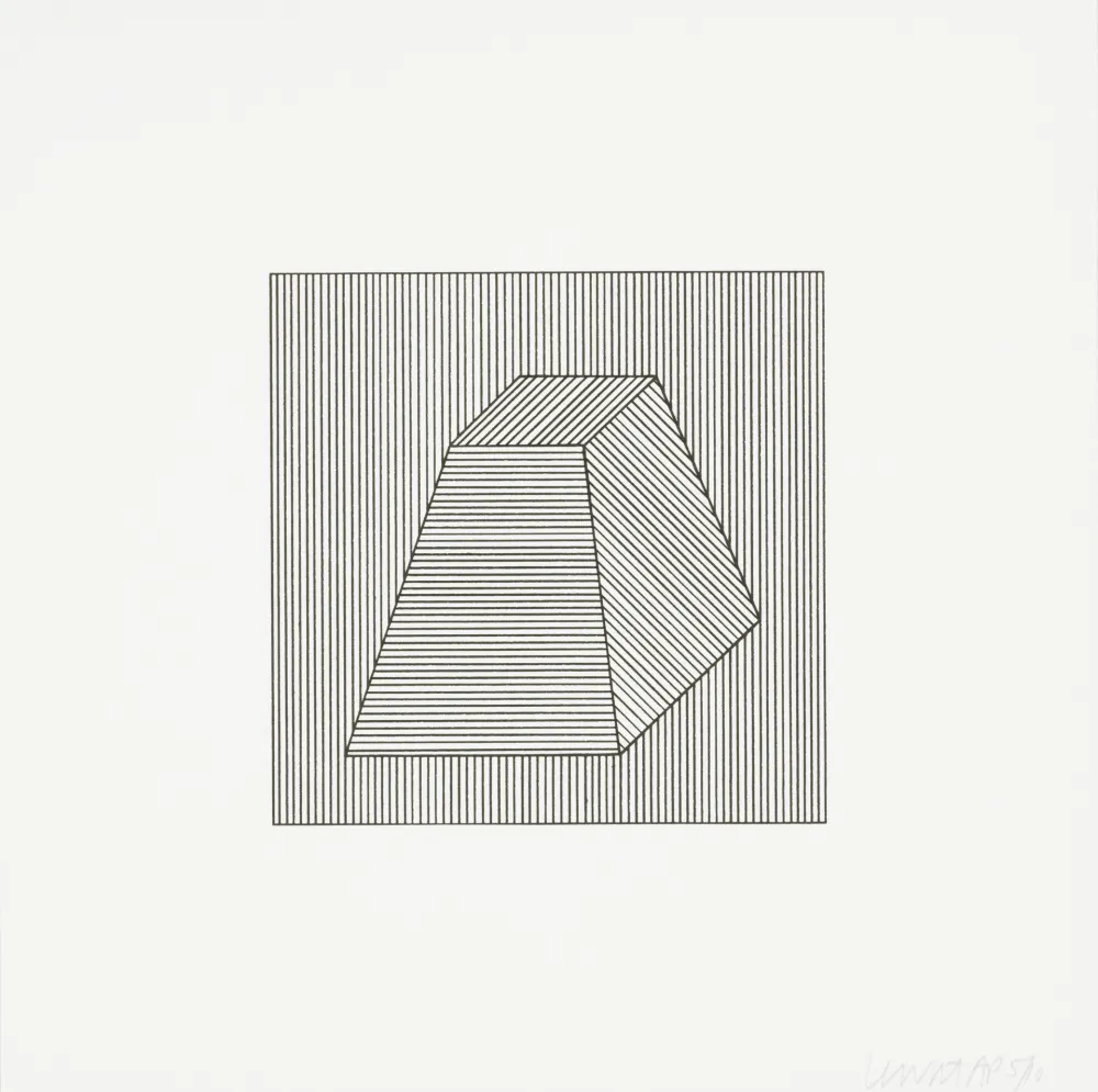 Serigrafía Lewitt - Twelve Forms Derived From a Cube 26