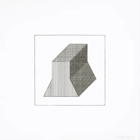 Serigrafía Lewitt - Twelve Forms Derived From a Cube 34