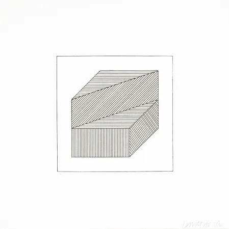Serigrafía Lewitt - Twelve Forms Derived From a Cube 36