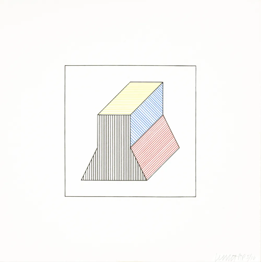Serigrafía Lewitt - Twelve Forms Derived From a Cube 37