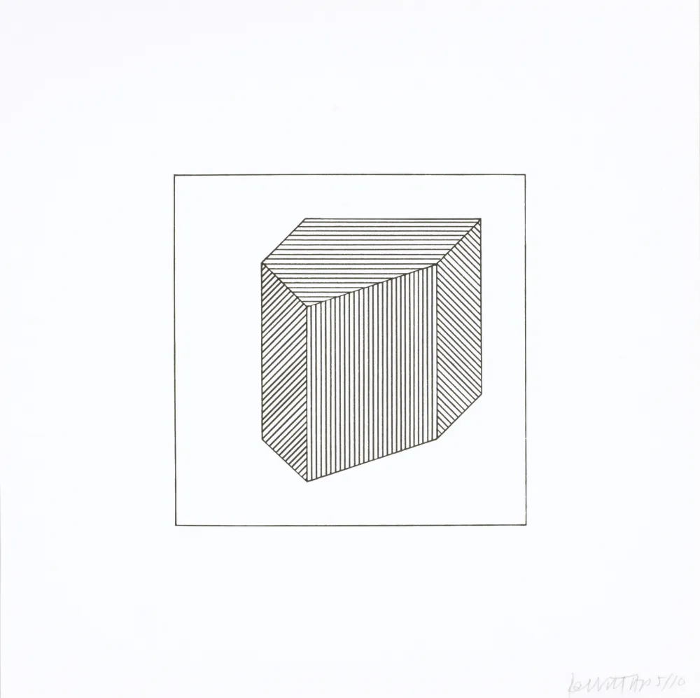 Serigrafía Lewitt - Twelve Forms Derived From a Cube 40