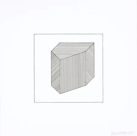 Serigrafía Lewitt - Twelve Forms Derived From a Cube 40