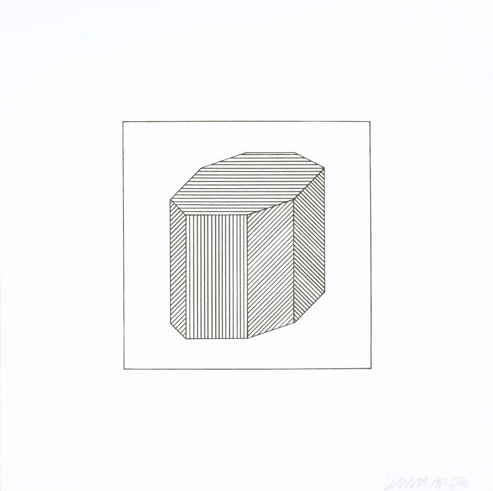 Serigrafía Lewitt - Twelve Forms Derived From a Cube 44