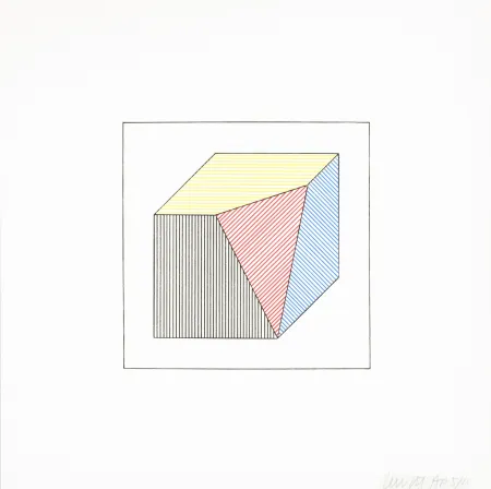 Serigrafía Lewitt - Twelve Forms Derived From a Cube 45