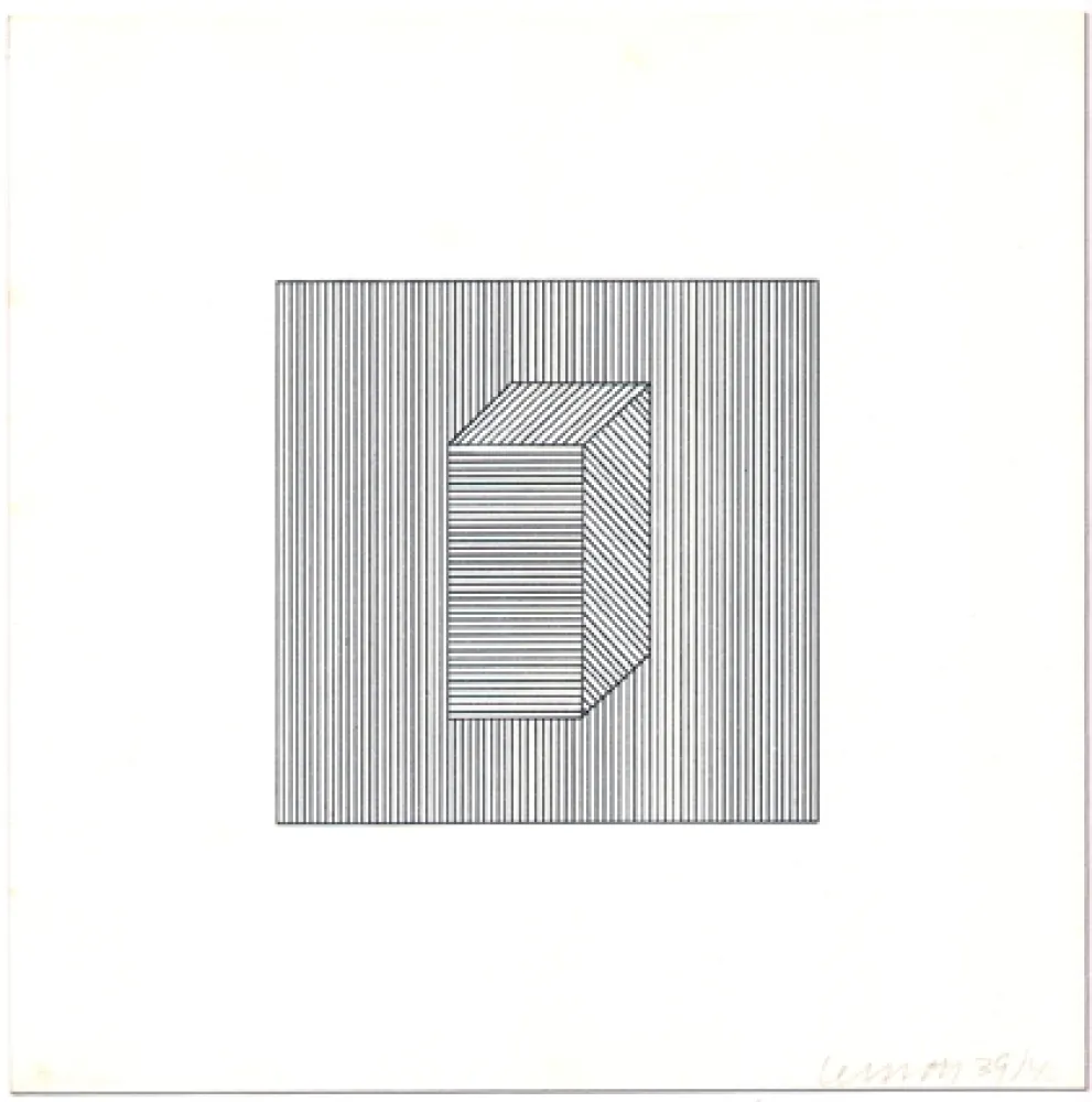 Serigrafía Lewitt - Twelve Forms Derived from a Cube (Set of 48) (1)