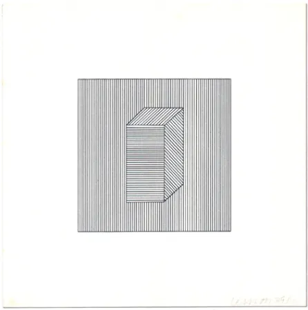 Serigrafía Lewitt - Twelve Forms Derived from a Cube (Set of 48) (1)