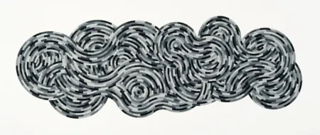 Múltiple Lewitt - Whirls and Twirls (Black)