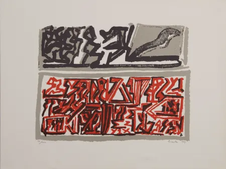 Litografía Licata - Omaggio a Maderna