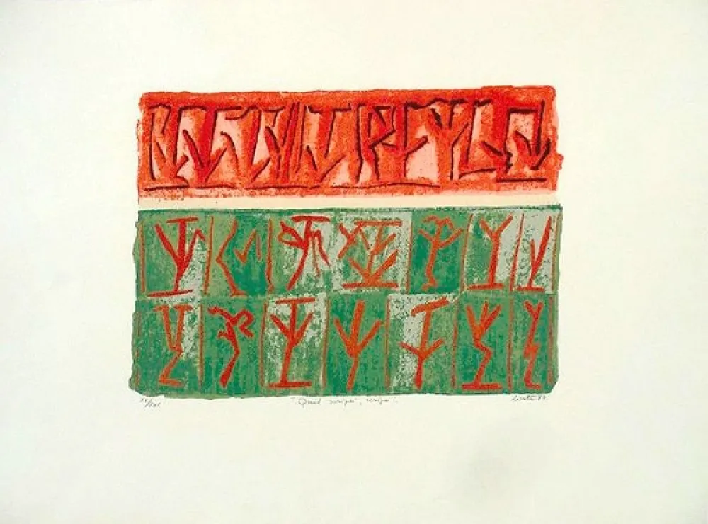 Aguatinta Licata - Quod scripsi, scripsi