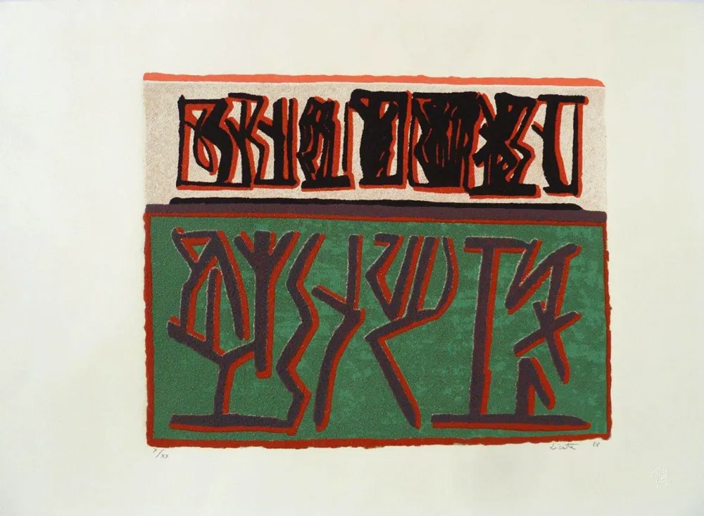 Litografía Licata - Sans titre