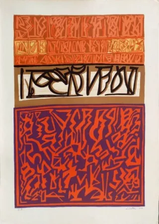 Litografía Licata - Sans Titre