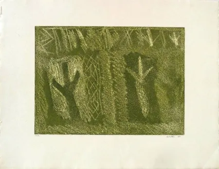 Litografía Licata - Sans Titre