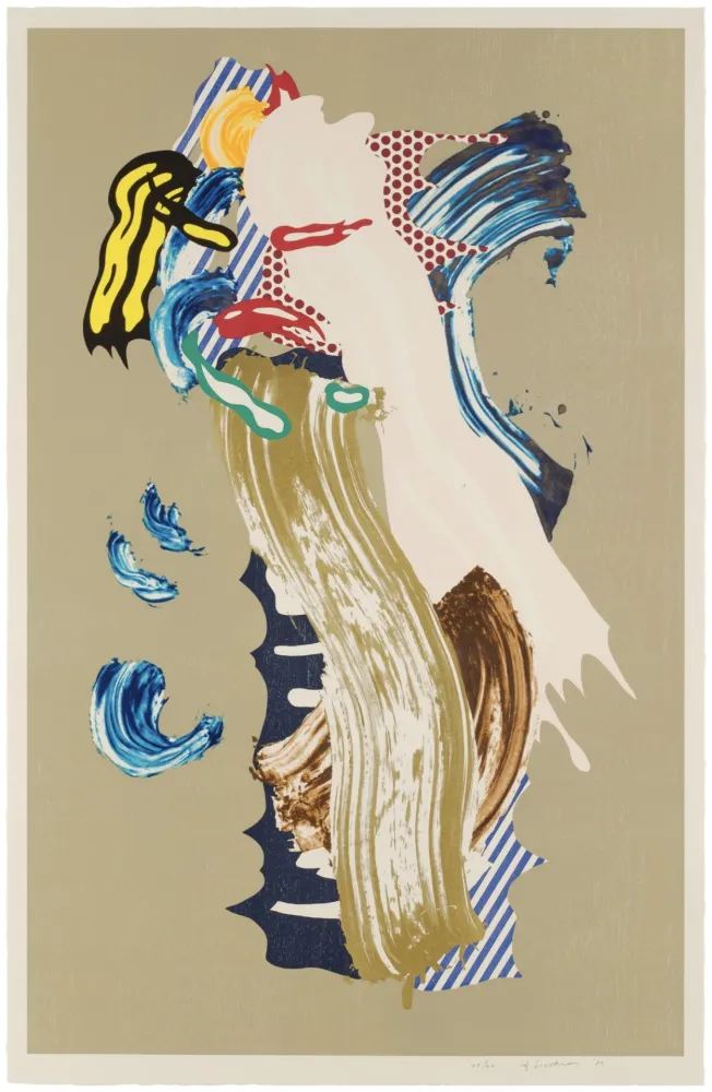 Litografía Lichtenstein - Blonde