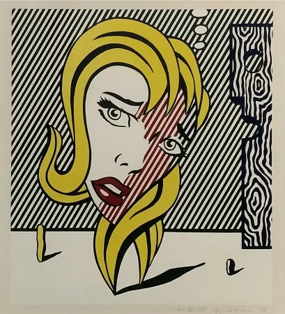 Litografía Lichtenstein - BLONDE (SURREALIST SERIES)