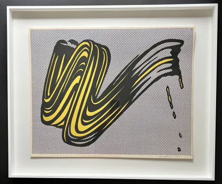 Serigrafía Lichtenstein - Brushstroke