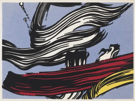 Serigrafía Lichtenstein - Brushstrokes