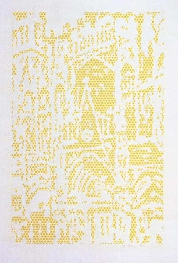 Litografía Lichtenstein - Cathedral I