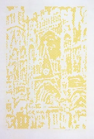Litografía Lichtenstein - Cathedral I