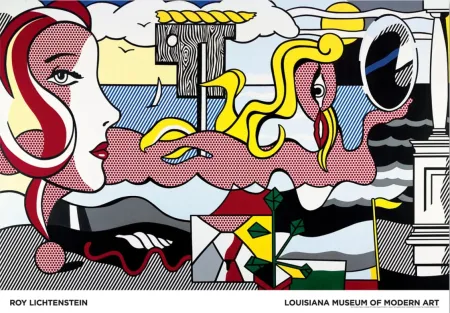 Cartel Lichtenstein - Figures in Landscape