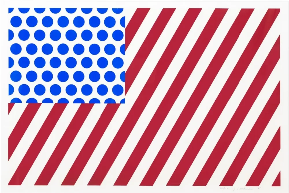 Serigrafía Lichtenstein - Forms in Space (C. 217), 1985