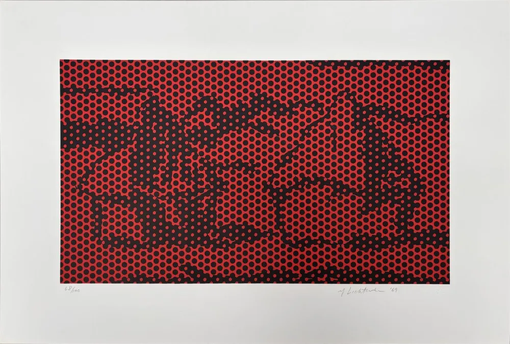 Litografía Lichtenstein - Haystack #6