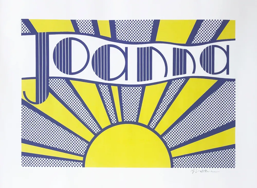 Litografía Lichtenstein - Joanna (C. III.24)