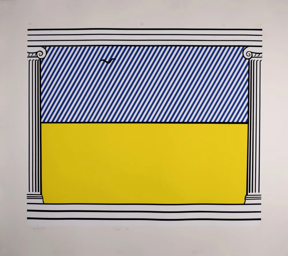 Serigrafía Lichtenstein - Liberté, 1990