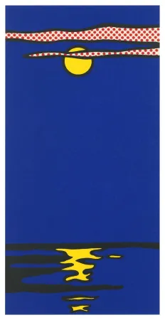 Serigrafía Lichtenstein - Moonscape