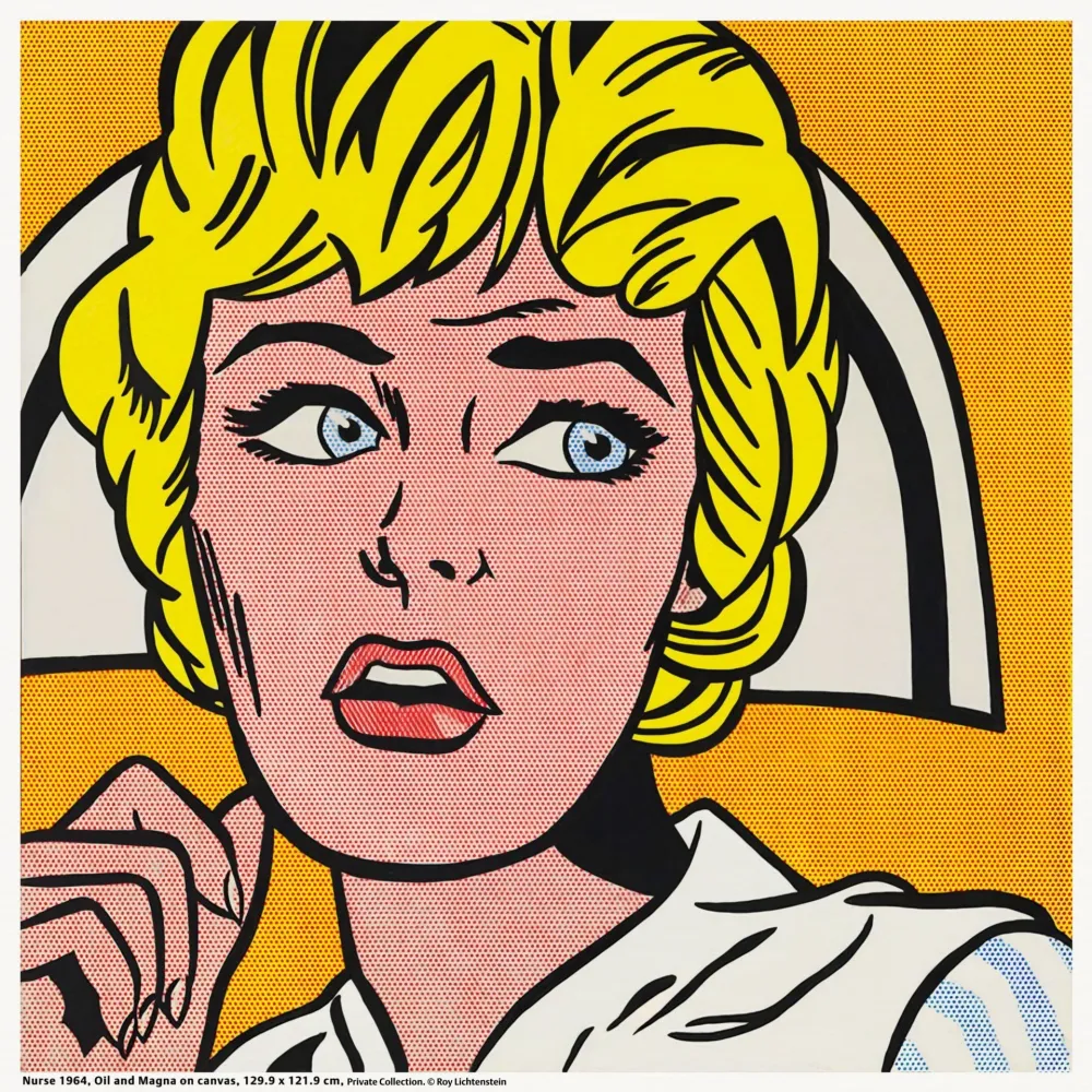 Serigrafía Lichtenstein - Nurse