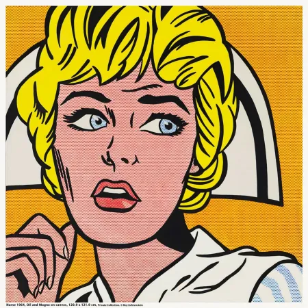 Serigrafía Lichtenstein - Nurse