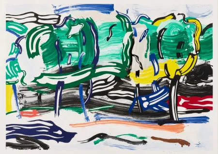 Múltiple Lichtenstein - Road Before the Forest