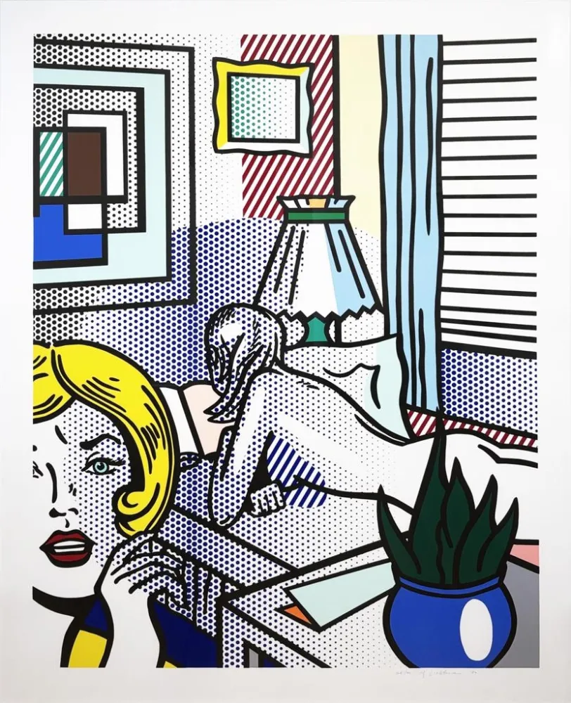 Relieve Lichtenstein - Roommates, from Nudes Series
