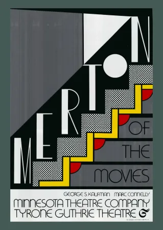 Serigrafía Lichtenstein - Roy Lichtenstein: 'Merton Of The Movies' 1968 Silverfoil-serigraph