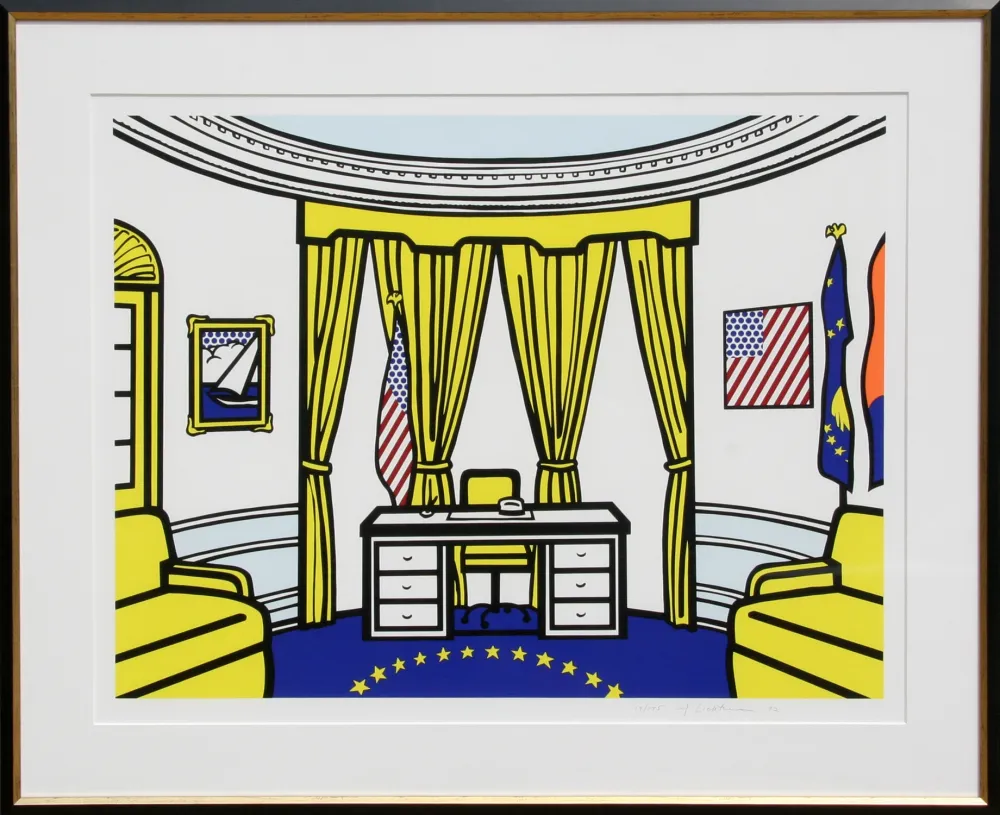 Serigrafía Lichtenstein - The Oval Office