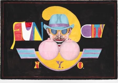 Litografía Lindner - Fun City