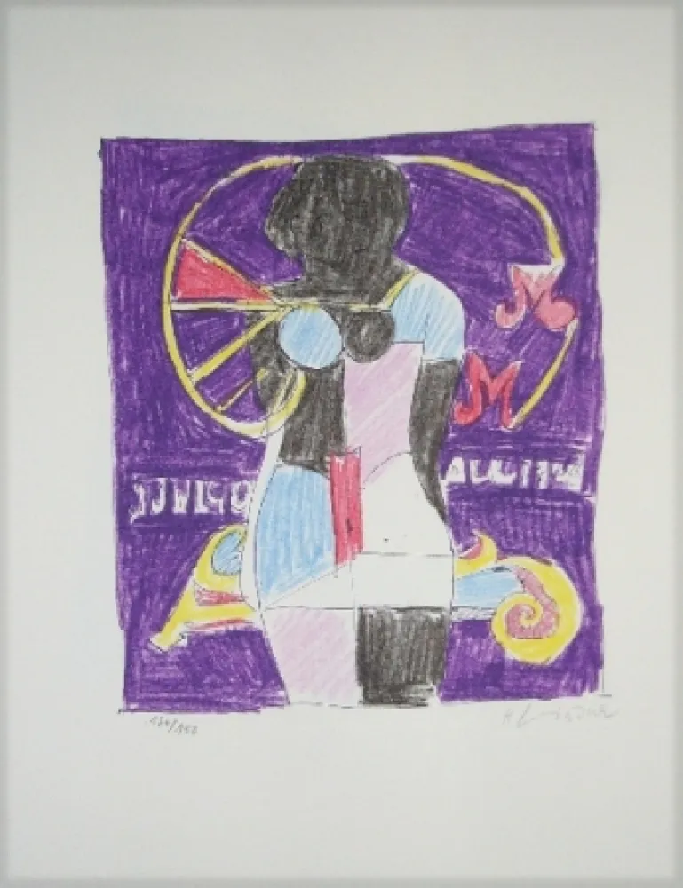 Litografía Lindner - Marylin was here 1