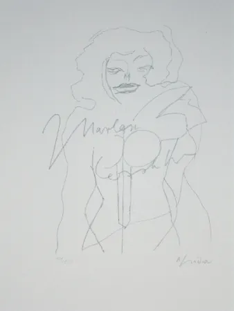 Litografía Lindner - Marylin was here 12