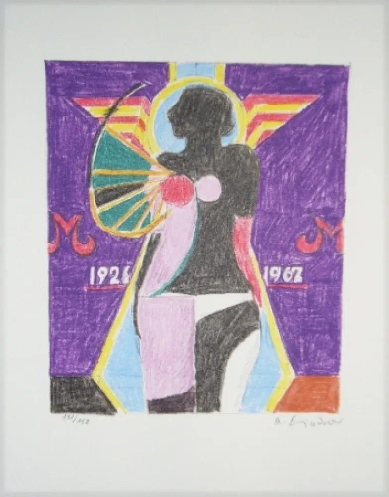 Litografía Lindner - Marylin was here 2