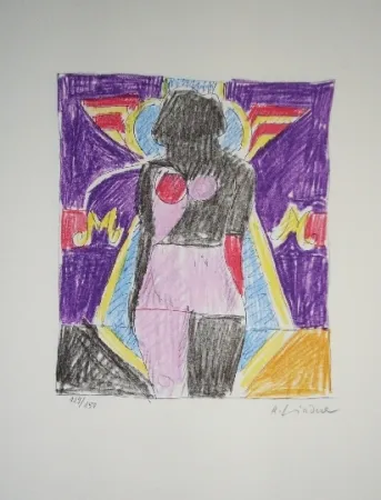 Litografía Lindner - Marylin was here 4