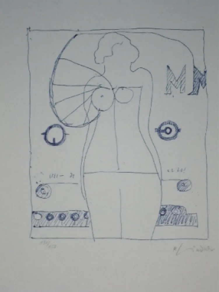 Litografía Lindner - Marylin was here 9