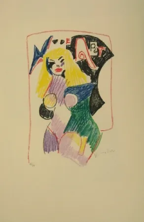 Serigrafía Lindner - Nude art I 