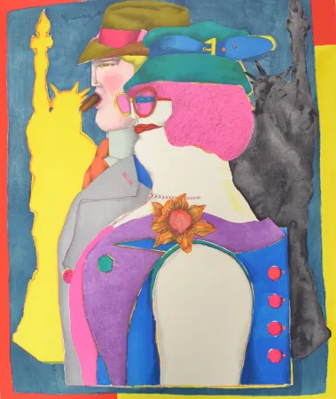 Litografía Lindner - Our of towners