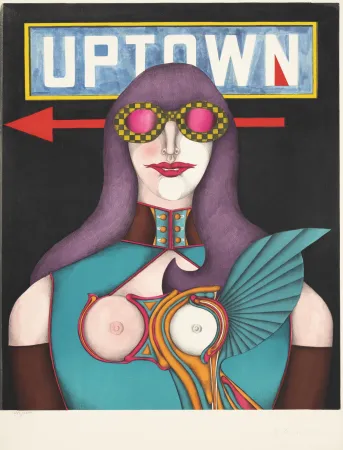 Litografía Lindner - Uptown