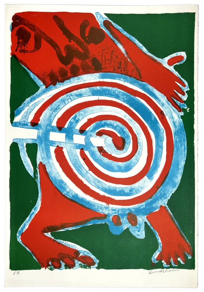 Litografía Lindstrom - Cible